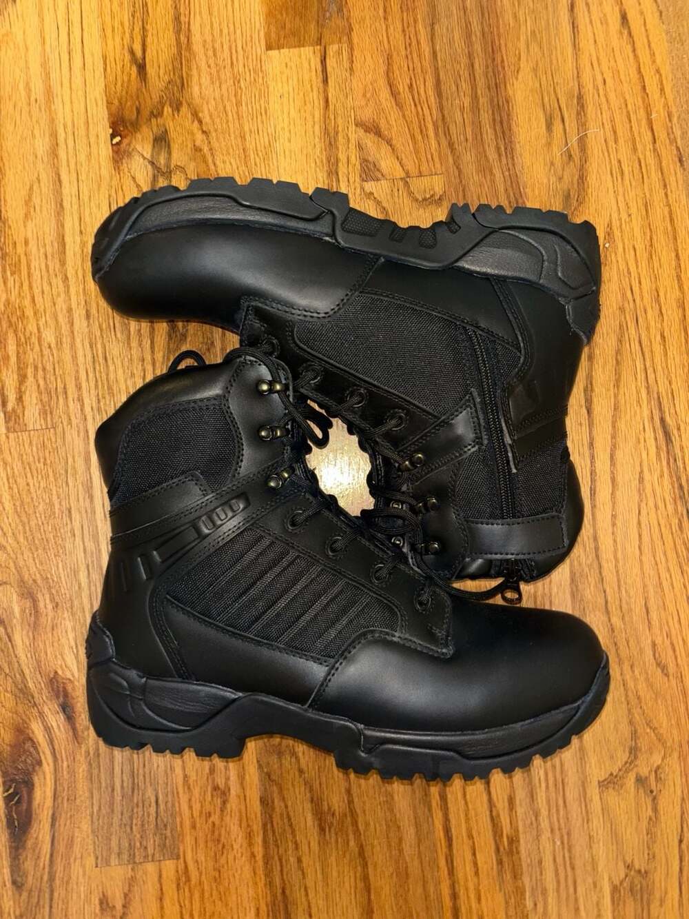Nortiv 8 Men's Military Tactical Side-Zip Combat Boots